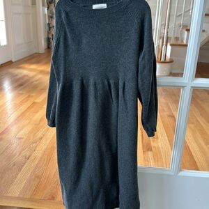 Gray girls sweater dress
